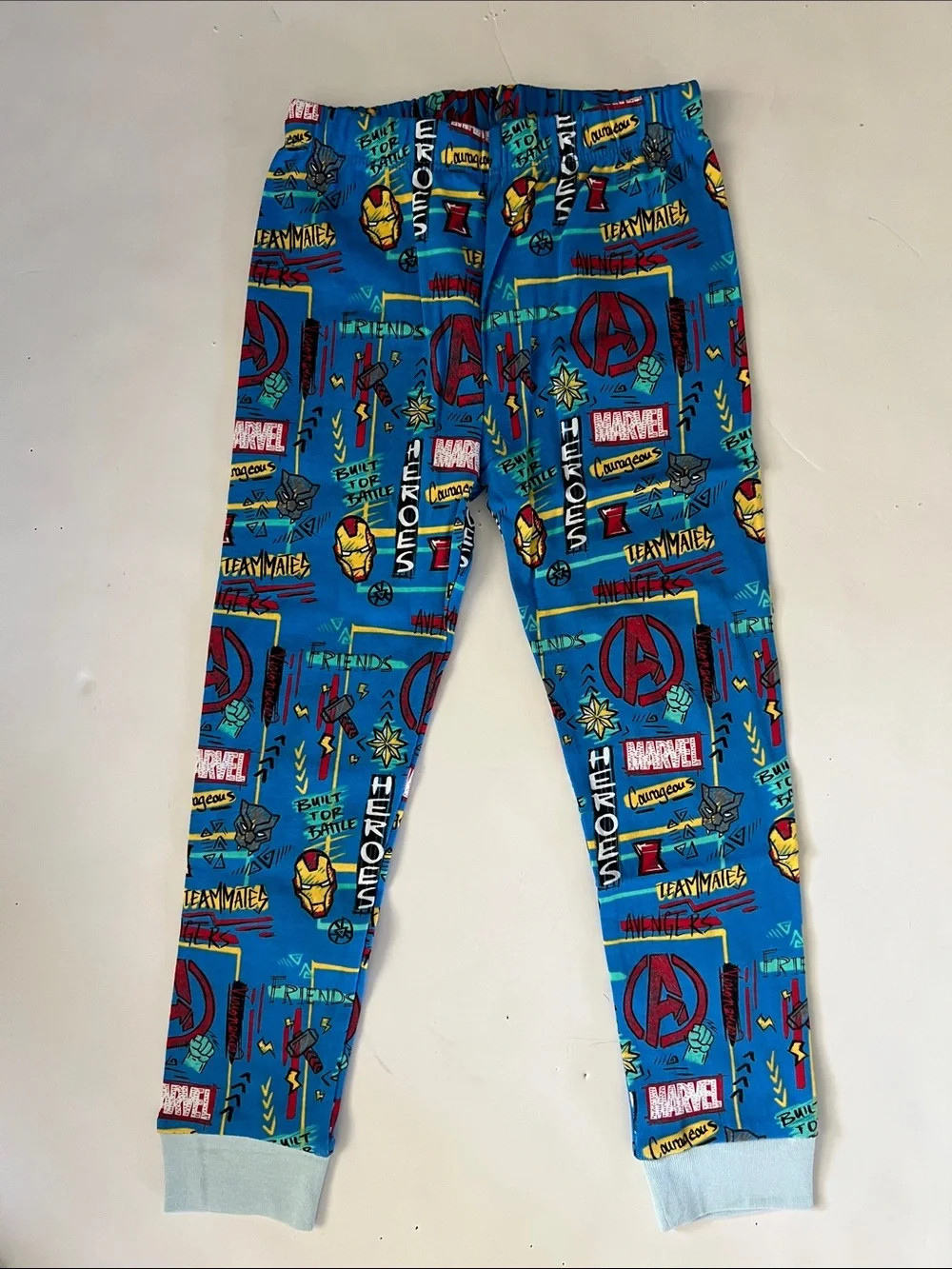 Disney Light Blue & Blue Marvel Hero Vibes Kids Pajama Set